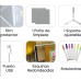 PIZARRA ACRILICA LED 40X30 C/MARCADORES JG-LED4030