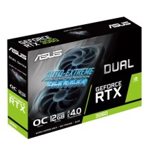 Placa GeForce DUAL RTX 3060 O12G V2 LHR E Placa GeForce DUAL RTX 3060 O12G V2 LHR E