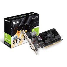 Placa de Video MSI NVIDIA GeForce GeForce GT 710 2GD3 LP E Placa de Video MSI NVIDIA GeForce GeForce GT 710 2GD3 LP E