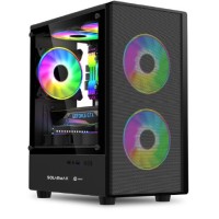 GABINETE SOLARMAX CM-B6201 NEGRO GAMER SIN FUENTE GABINETE SOLARMAX CM-B6201 NEGRO GAMER SIN FUENTE