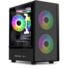 GABINETE SOLARMAX CM-B6201 NEGRO GAMER SIN FUENTE