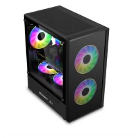 GABINETE SOLARMAX CM-B6201 NEGRO GAMER SIN FUENTE GABINETE SOLARMAX CM-B6201 NEGRO GAMER SIN FUENTE