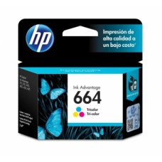 CARTUCHO HP 664 COLOR ORIGINAL F6V28AL CARTUCHO HP 664 COLOR ORIGINAL F6V28AL