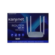 ROUTER KANJI KJN-ROUT4A01 300MBPS/2.4/4ANTENAS ROUTER KANJI KJN-ROUT4A01 300MBPS/2.4/4ANTENAS